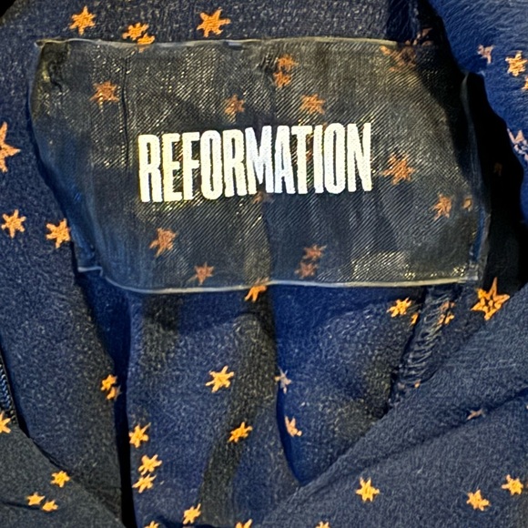 Reformation Adularia Star Print Celestial Dress - Picture 5 of 6